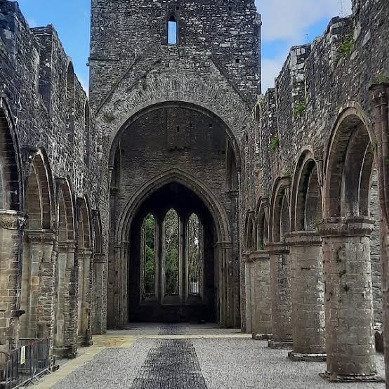 Inside Boyle Abbey