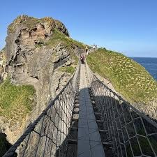 Inside Carrick-a-Rede Rope Bridge