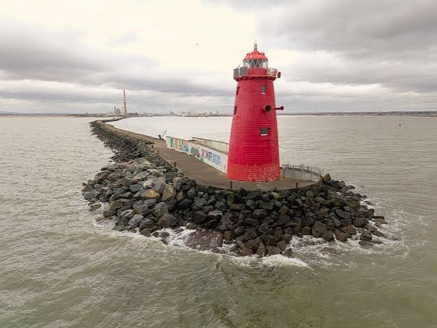 Inside Poolbeg Lighthouse